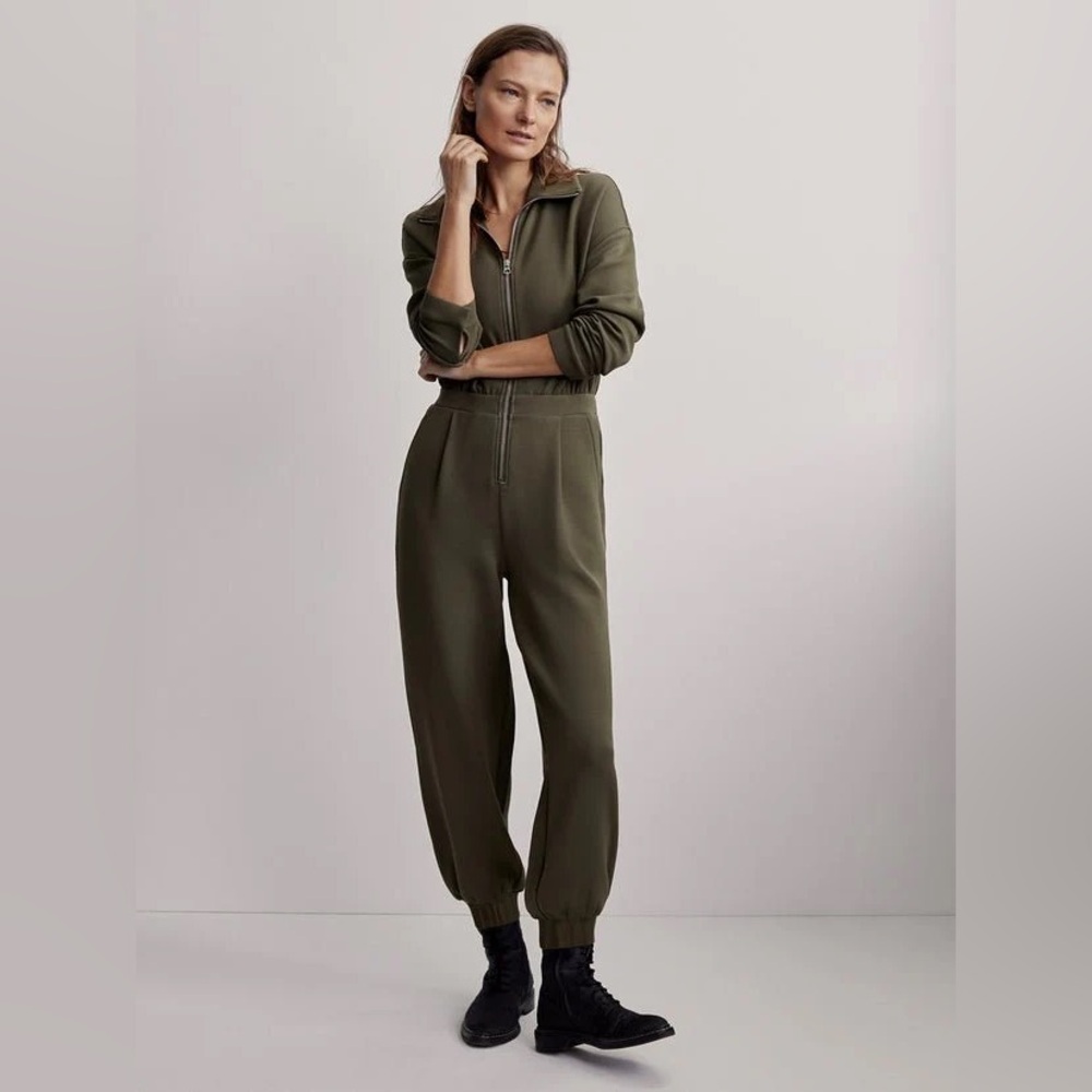 Varley Jessie Jumpsuit Olive Night NWOT